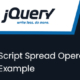 JavaScript Spread Operator