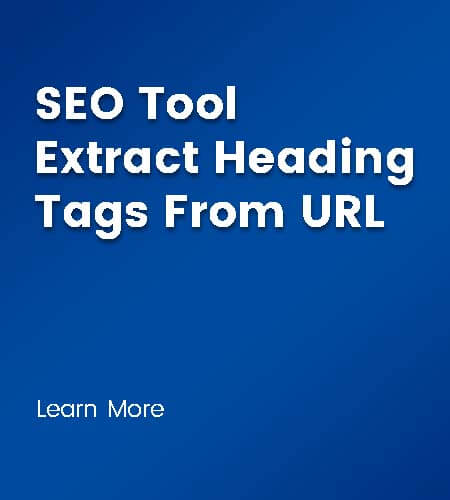 Extract Heading tag from URL Online